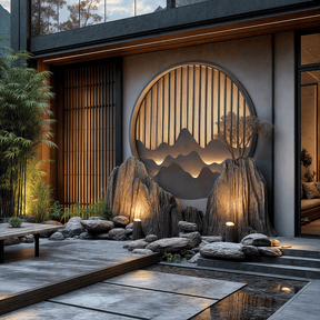 Elegant LED outdoor wall light