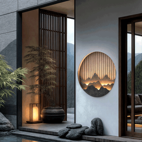 Elegant LED outdoor wall light