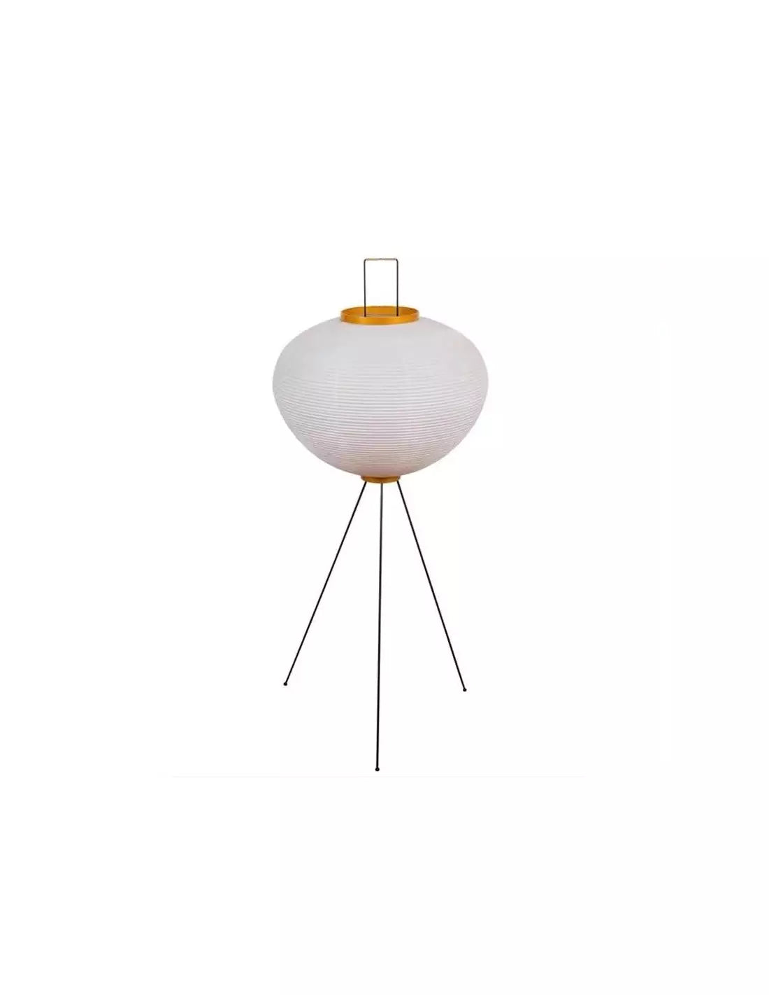 Japanische Stehlampe aus Maulbeerpapier in minimalistischem Design für stilvolle Wohnzimmergestaltung