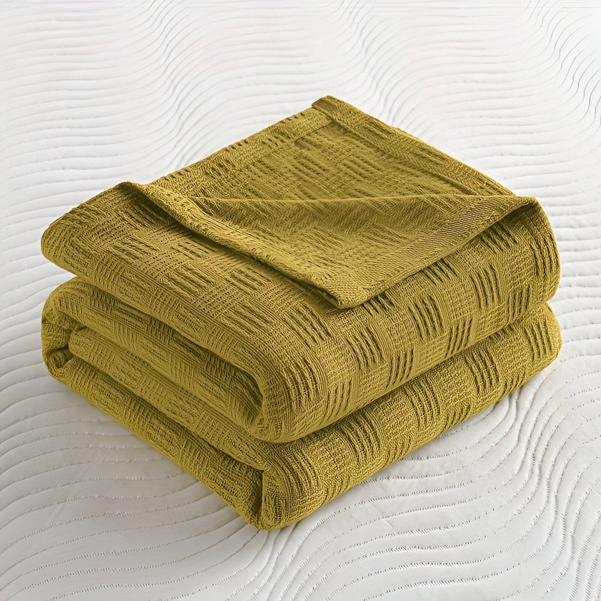 Elegant cotton blanket