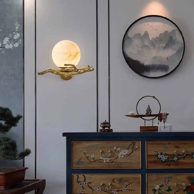 Moderne Wandleuchte aus Marmor-Aster Selection