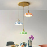 Vintage-inspired pendant lamp made of precious metal