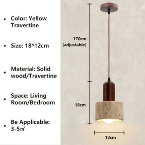 Suspension moderne Wabi-Sabi