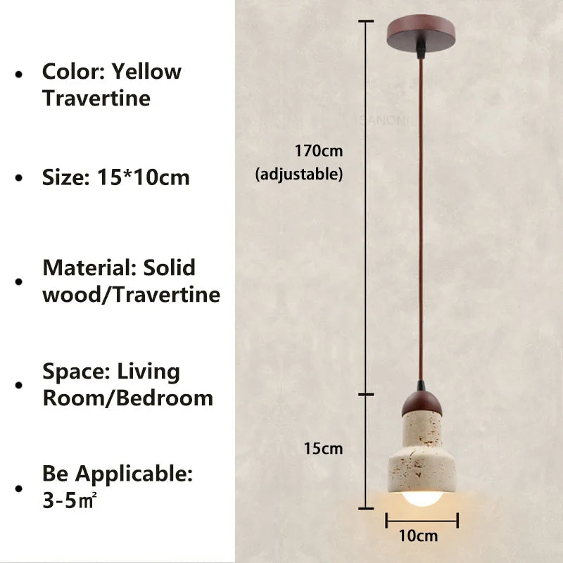 Suspension moderne Wabi-Sabi