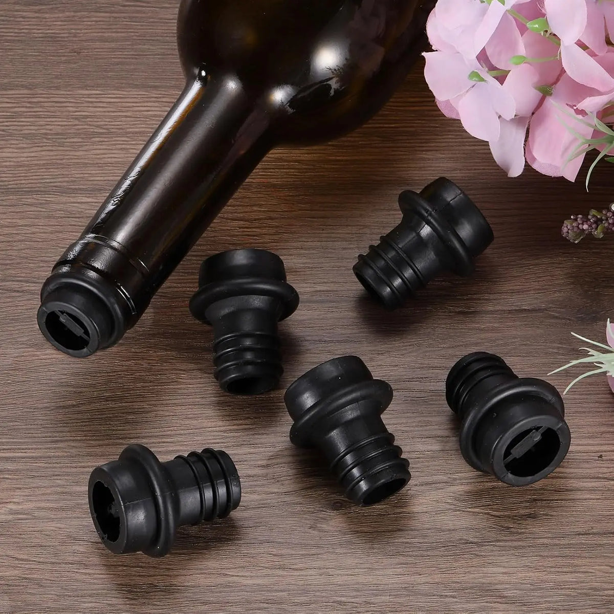 Vakuum-Weinflaschenverschluss-Set mit Handpumpe