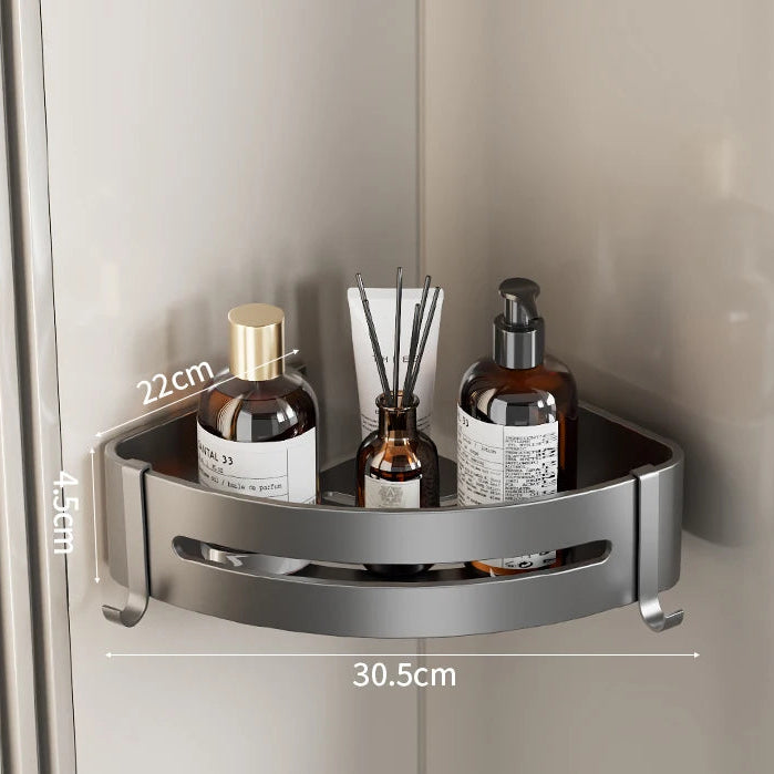 Aluminium-Badezimmerregal, bohrfrei erhältlich