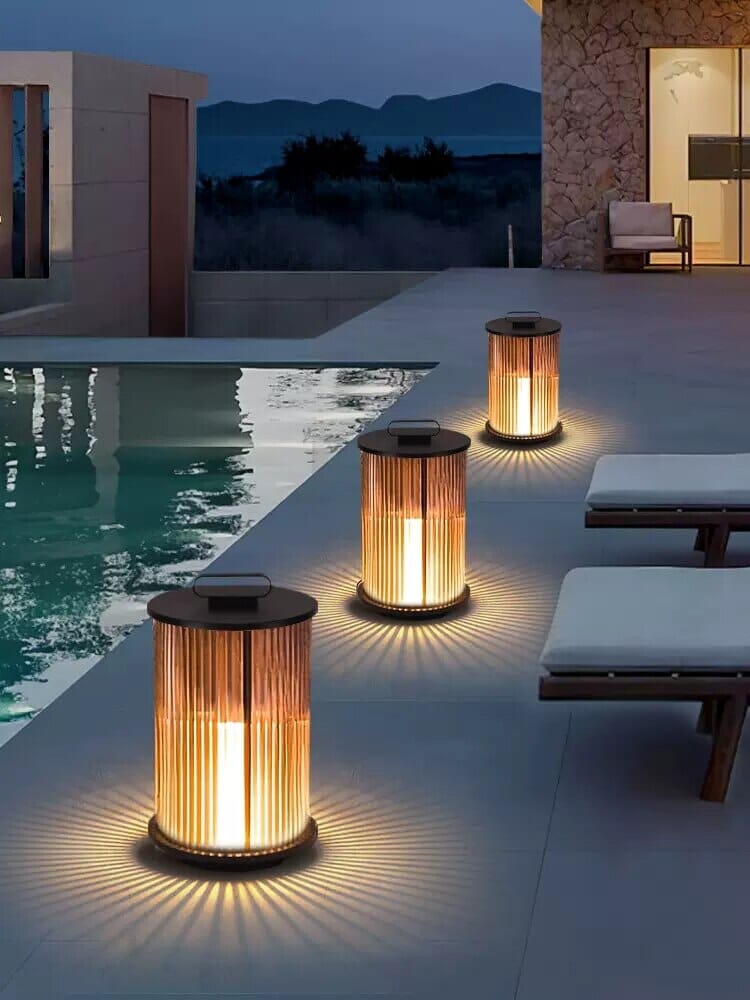 Moderne LED-Gartenleuchte