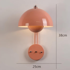 Creatieve paddestoelwandlamp