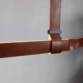 Luxus Leder Pendellampe