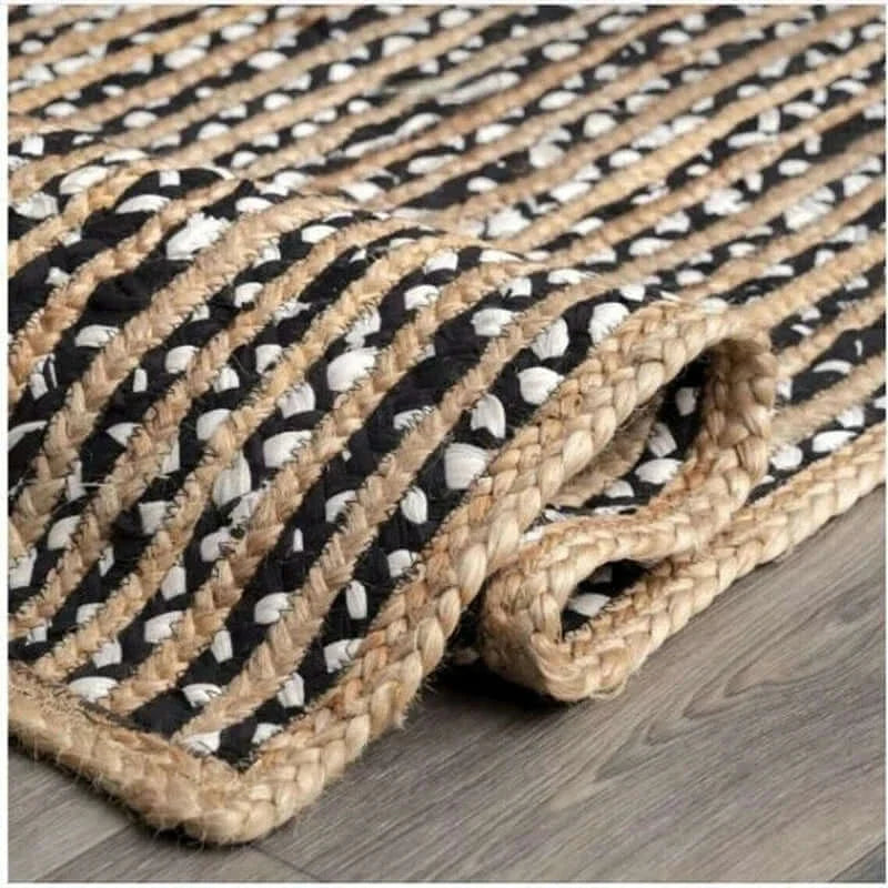 Tapis en jute réversible 