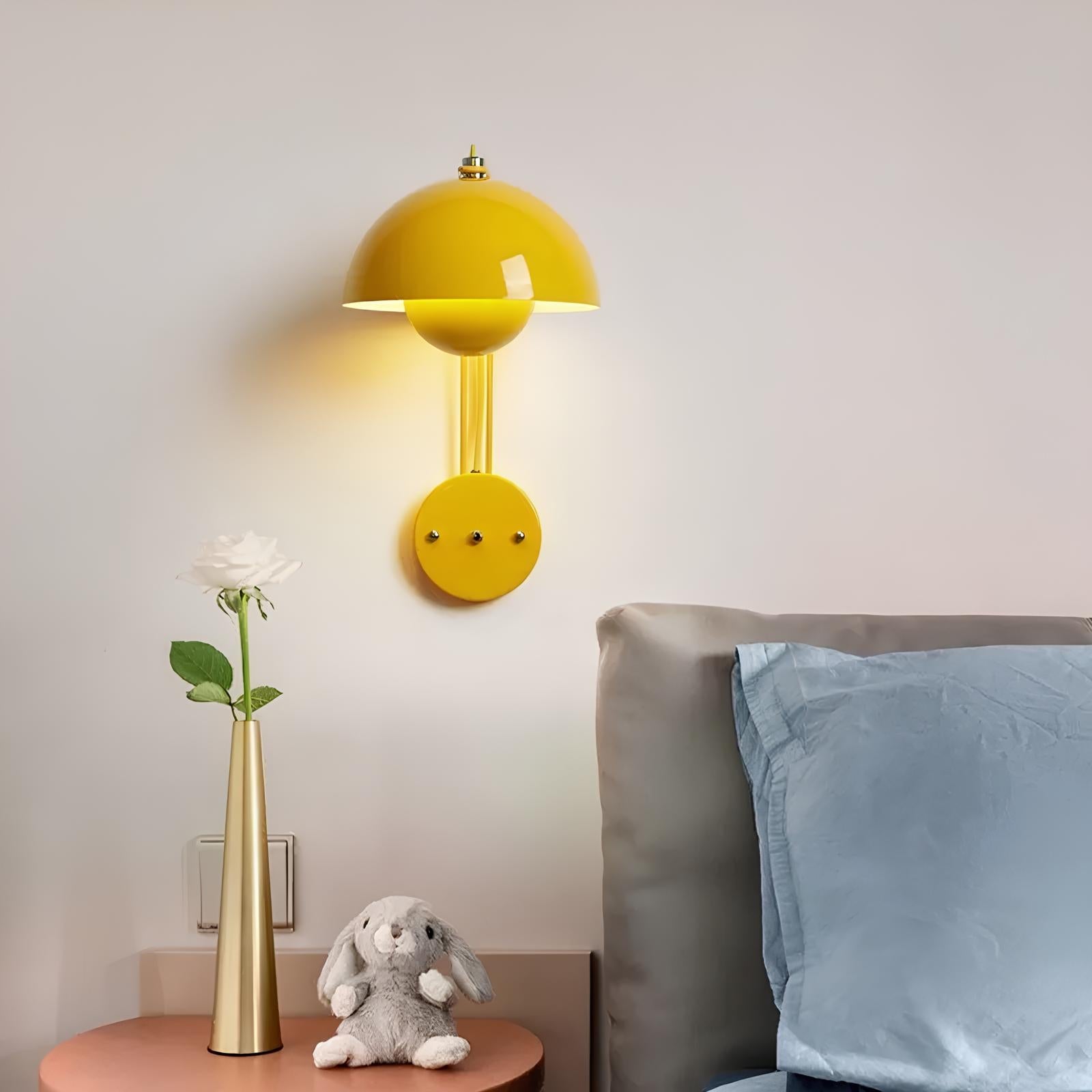 Creatieve paddestoelwandlamp