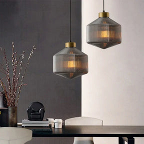 Loft Style Glas Pendelleuchte