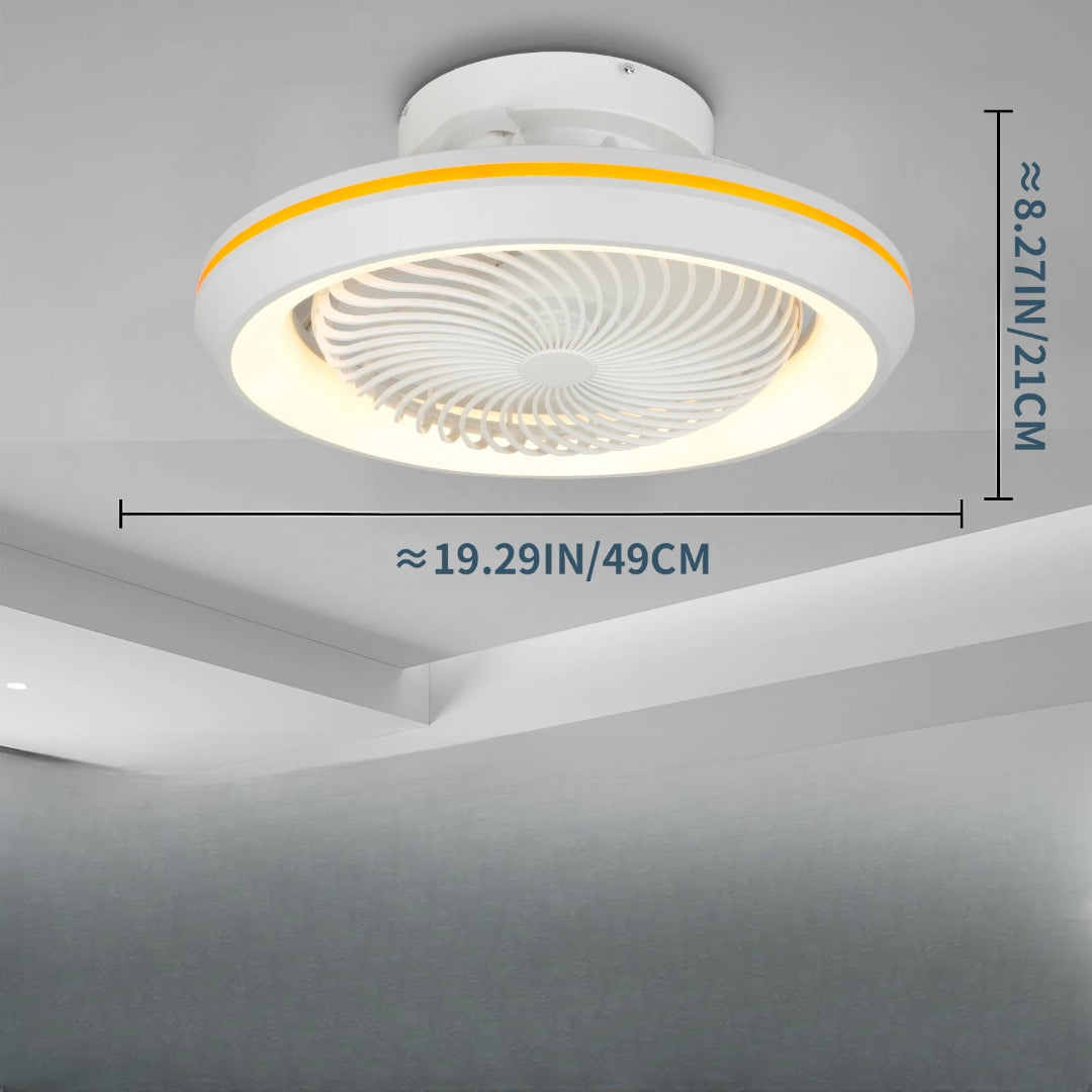 360° drehbarer Deckenventilator