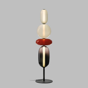 Design vloerlamp met kleurdetails