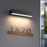 Schlanke LED Fassadenleuchte