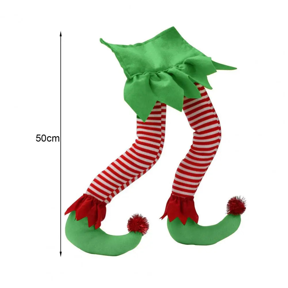 Niedliche Elfenbeine für Weihnachtsdekoration