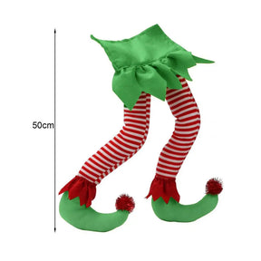 Niedliche Elfenbeine für Weihnachtsdekoration