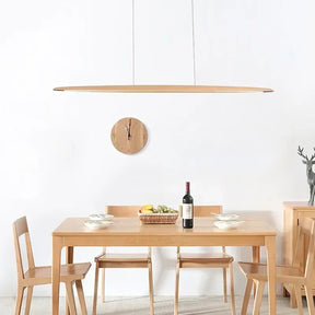 Minimalistische Holz Pendelleuchte