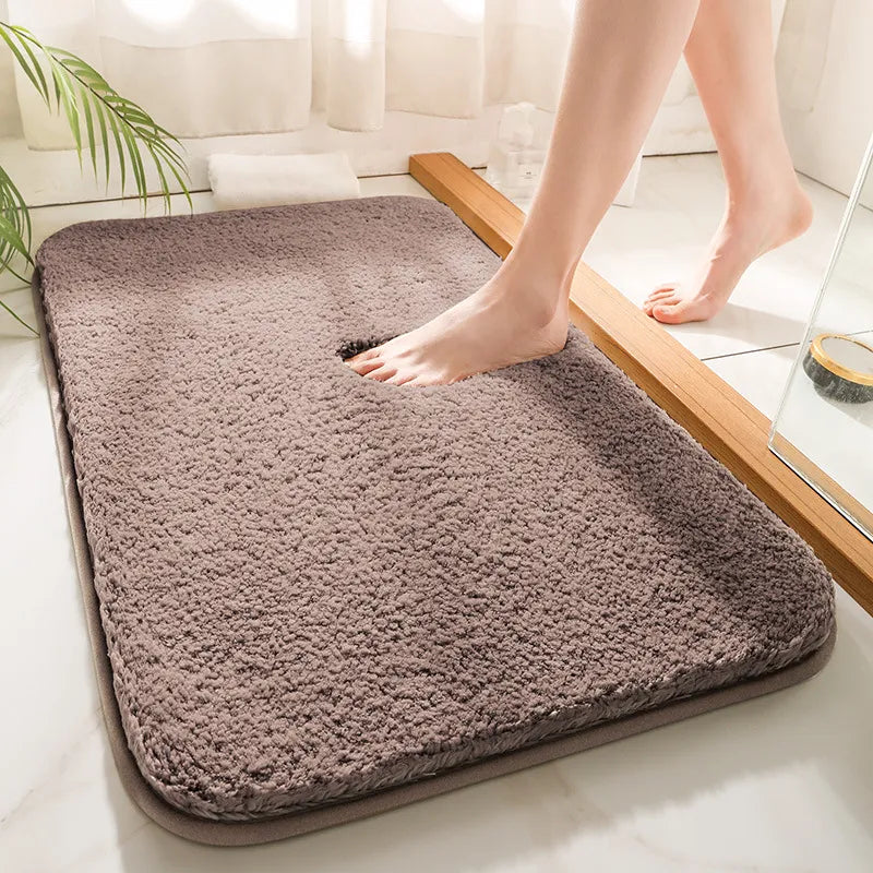 Tapis de salle de bain épais de luxe