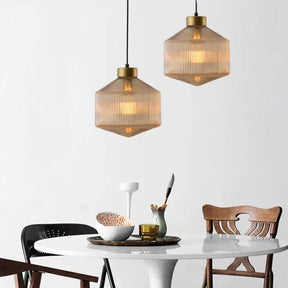 Loft Style Glas Pendelleuchte