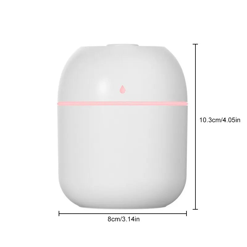 Portable mini humidifier with USB &amp; fragrance function – For on the go &amp; at home