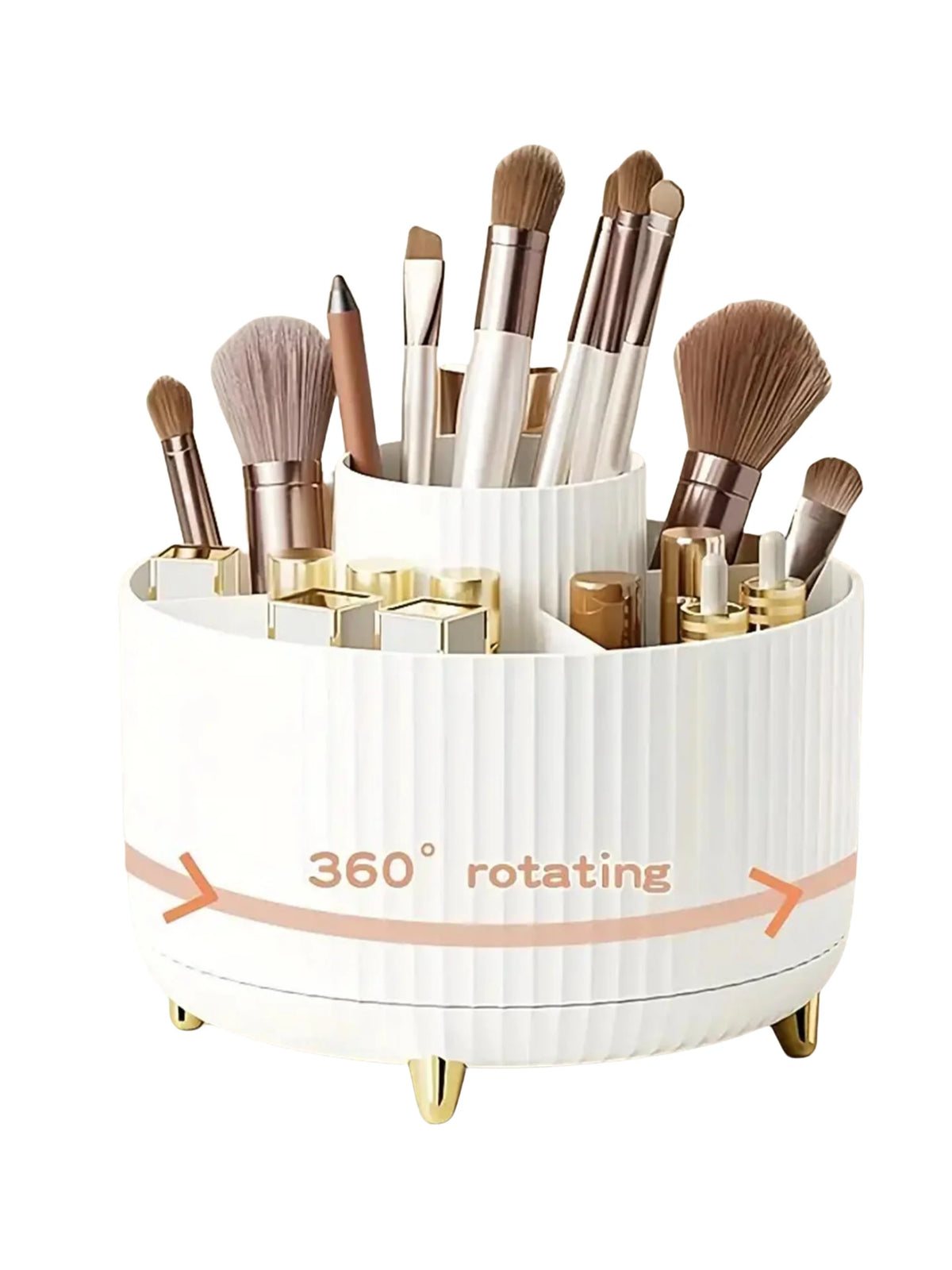 360° drehbarer Make-up- und Kosmetikorganizer