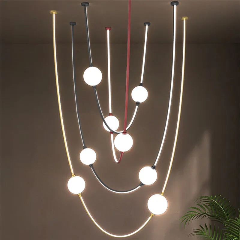 Nordic Glasball Kronleuchter