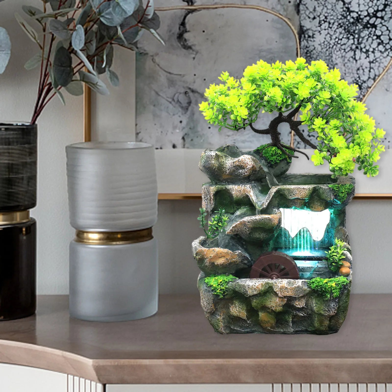 LED Zimmerbrunnen Natur-Design-Aster Selection
