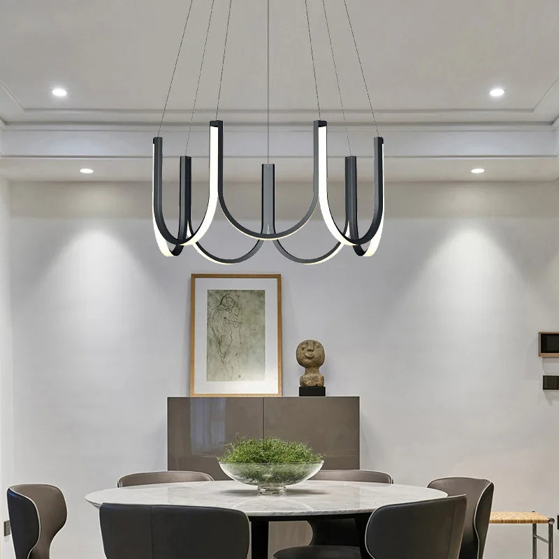 Elegante Aluminium Deckenlampe