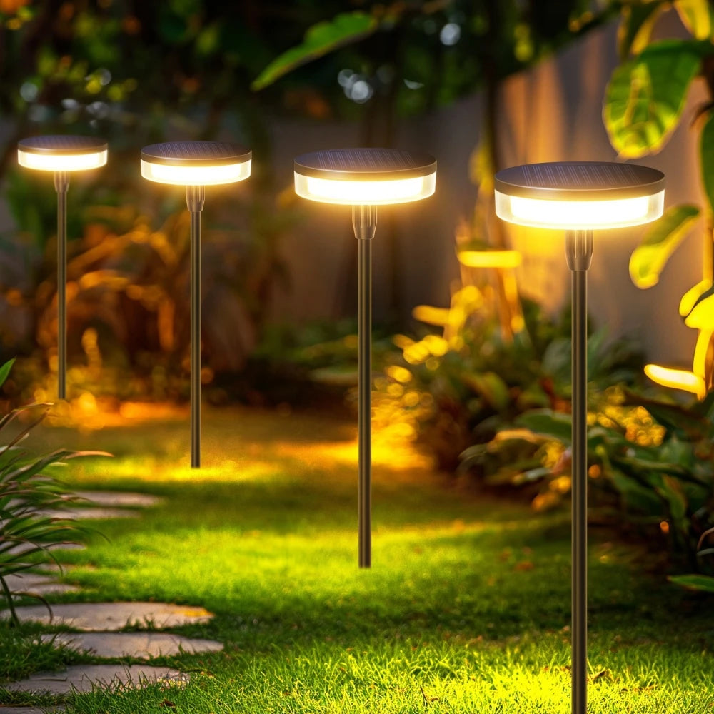 Solarbetriebene schwingende Gartenleuchte
