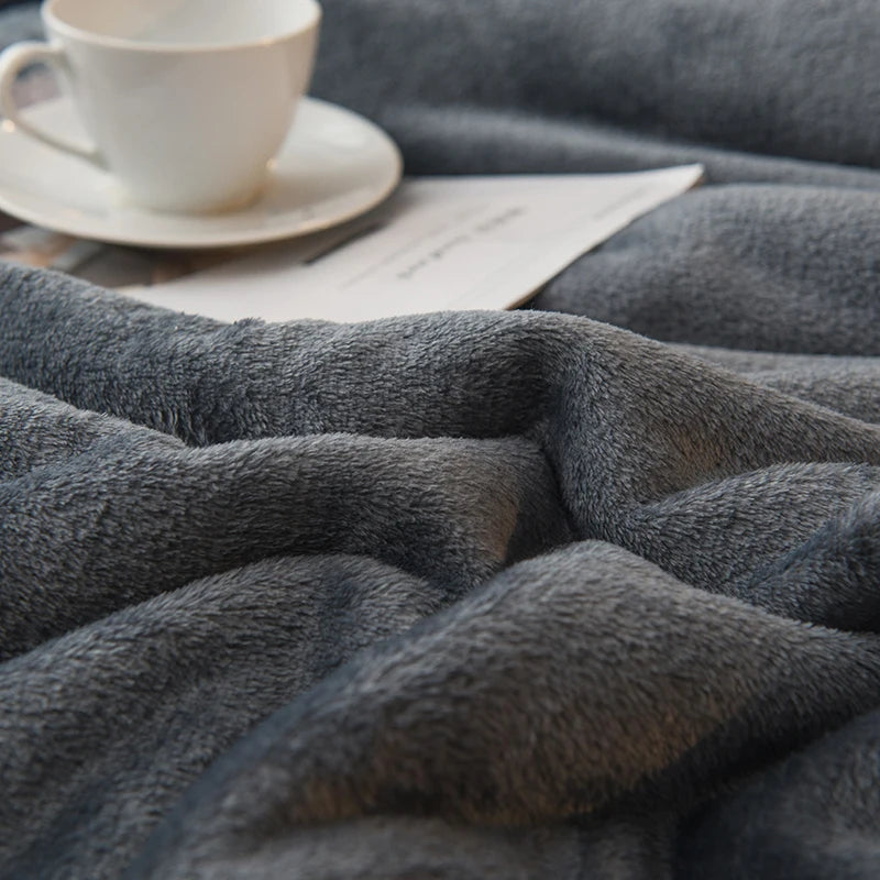 Doppelseitiger Thermofleece-Deckenbezug