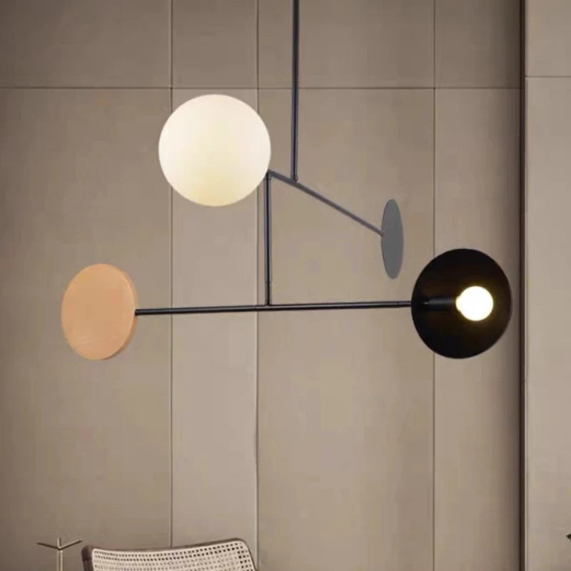 Geometrische LED Pendelleuchte