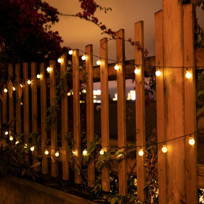 Solar LED Kristallkugel Lichterkette für Weihnachten & Garten