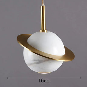 Elegante Marmorbasis Pendelleuchte
