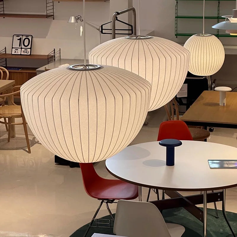 Nordische Stoff Deckenlampe