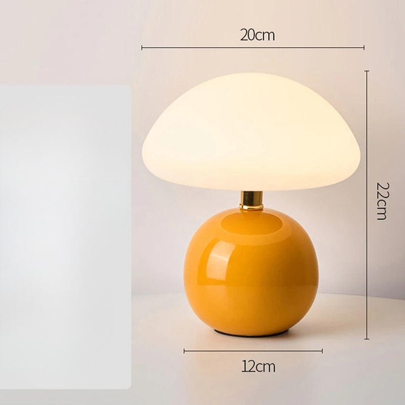 Moderne, per USB aufladbare Tischlampe