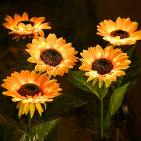 Leuchtende Sonnenblumen Deko