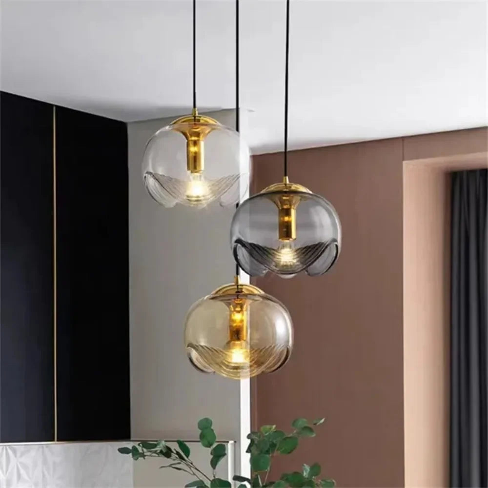 Nordic Style Glaslampe