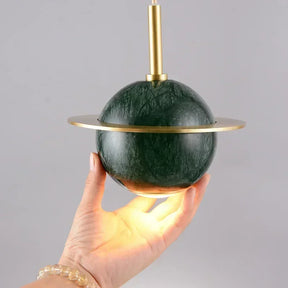 Elegante Marmorbasis Pendelleuchte