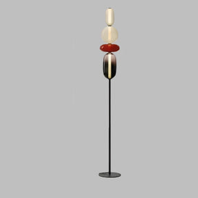 Design vloerlamp met kleurdetails