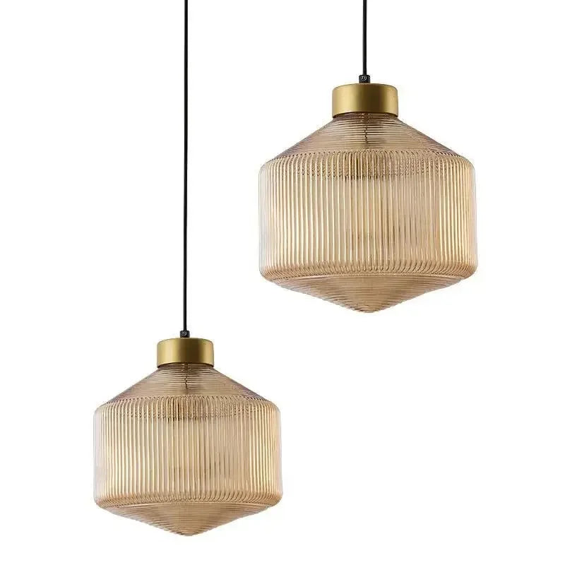 Loft Style Glas Pendelleuchte