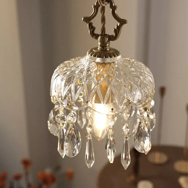 Kristall Glas Pendelleuchte
