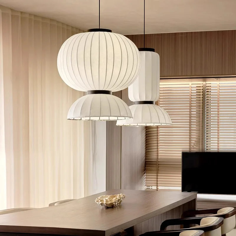 Wabi Sabi Seidenlampe