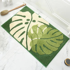 Tapis de salle de bain Feuille et plantes de luxe 