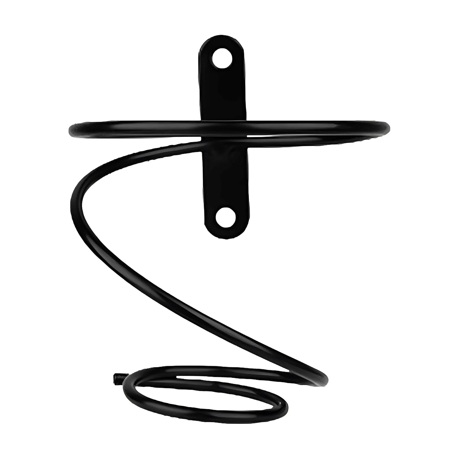 Spiralförmiger Wand-Weinflaschenhalter aus Metall