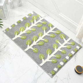 Tapis de salle de bain Feuille et plantes de luxe 