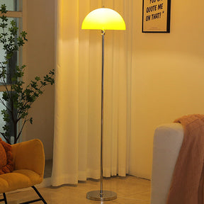Contemporary floor lamp with acrylic shade