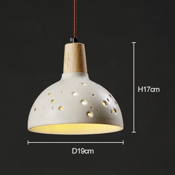 Beton LED Pendelleuchte