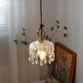 Kristall Glas Pendelleuchte