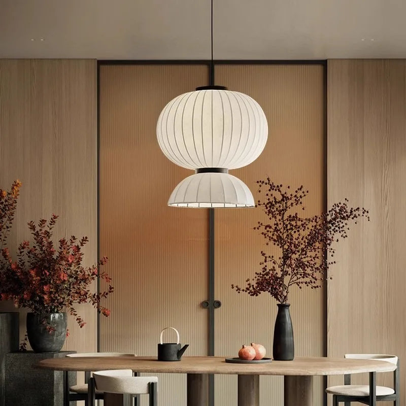 Wabi Sabi Seidenlampe
